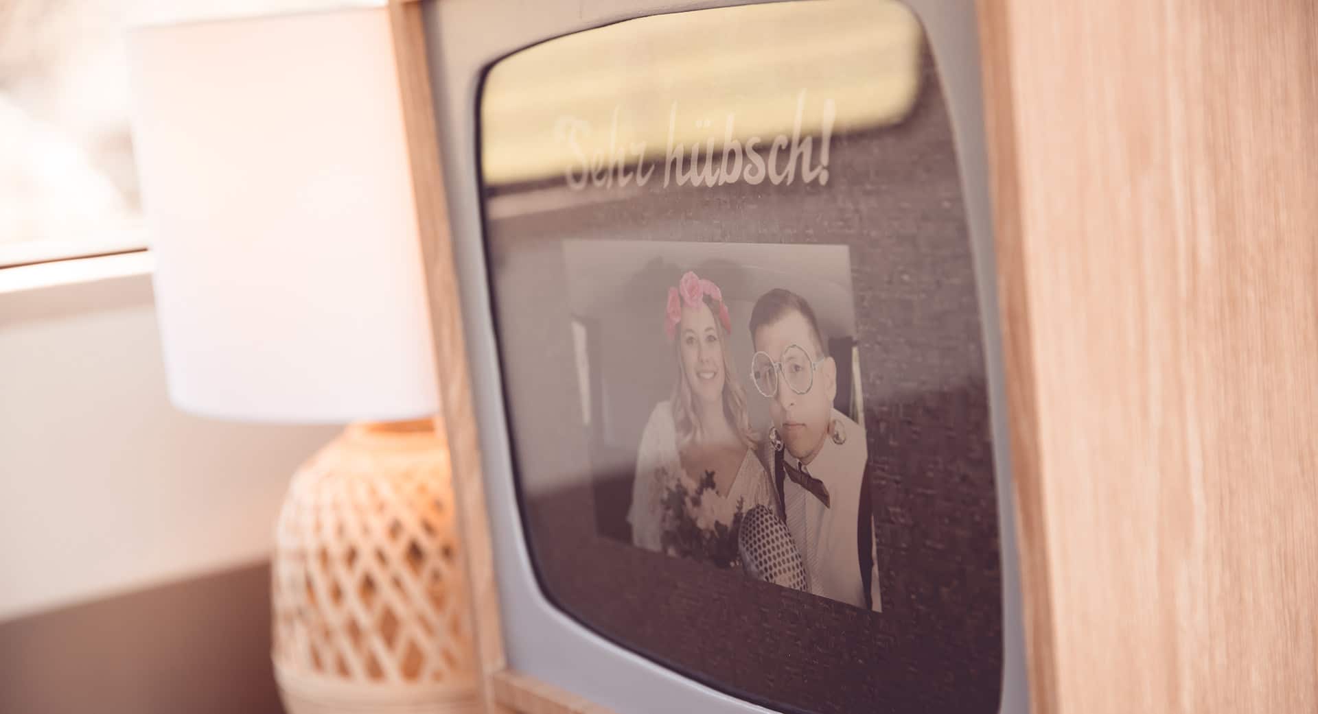 Die Fotobox mit im Vintage-Look
