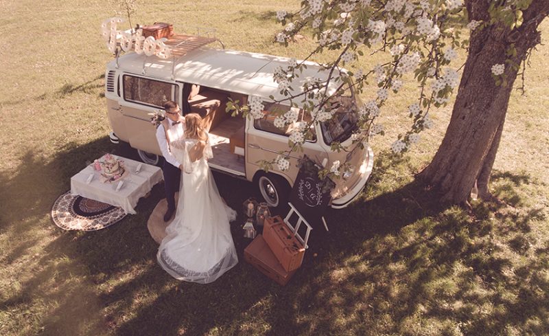 Retrofotobus Hochzeit